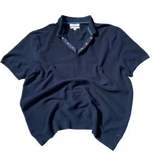 Autograph Supima Cotton Rich Polo Shirt - Men’s XL Navy (England)
